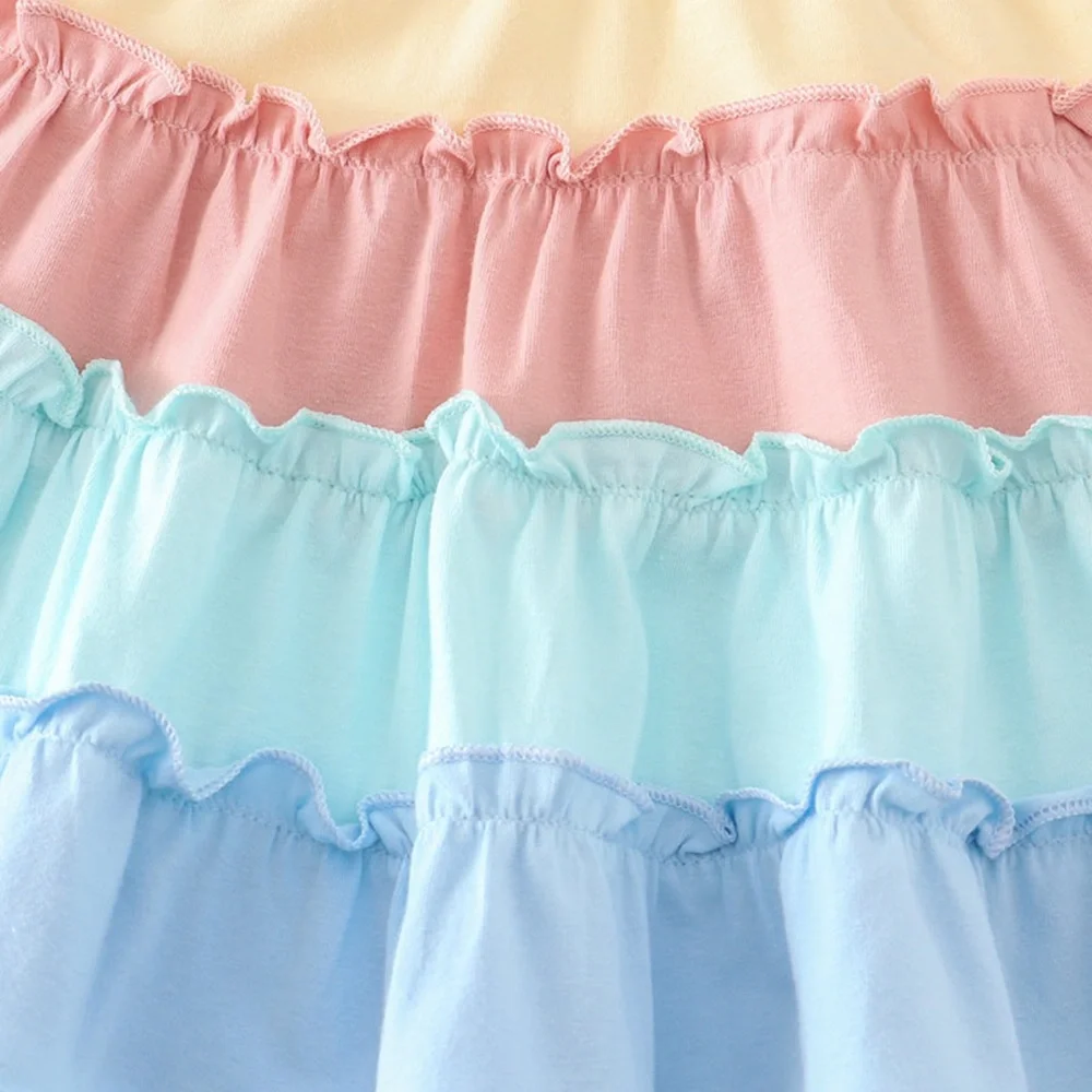 Blue Ruffle Dress - Picture 3 of 4